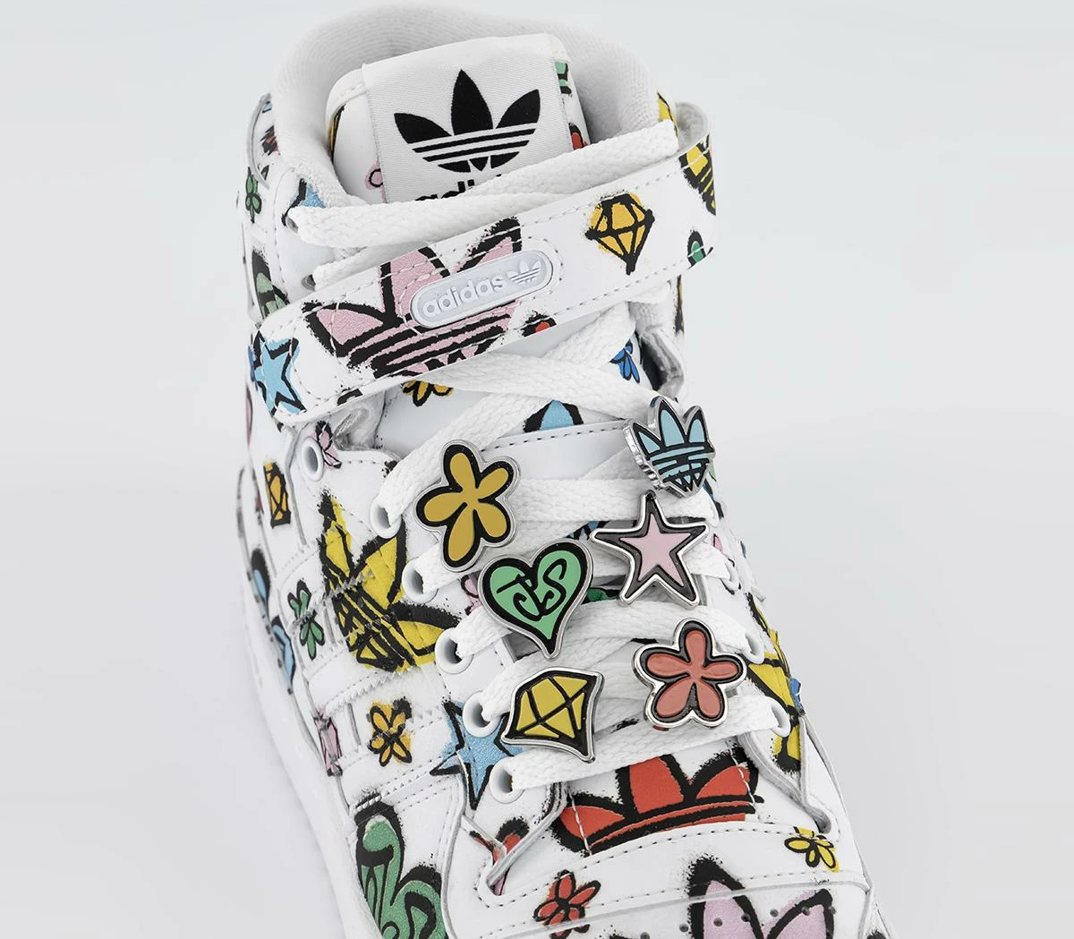 ADIDAS Jeremy Scott Forum 84 Hi Mono Trainers - Image 3