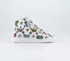 ADIDAS Jeremy Scott Forum 84 Hi Mono Trainers